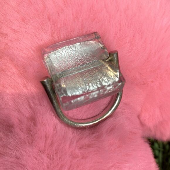 Hand made, crystal And sterling silver 925 RING - Picture 2 of 4